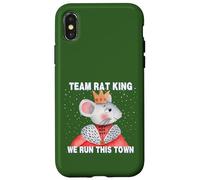 Divertente schiaccianoci Team Rat King We Run This Town Christmas Custodia per iPhone X/XS