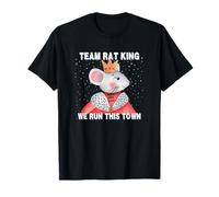 Divertente schiaccianoci Team Rat King We Run This Town Christmas Maglietta