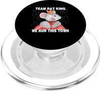 Divertente schiaccianoci Team Rat King We Run This Town Christmas PopSockets PopGrip per MagSafe