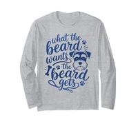 Divertente Schnauzer Spoiled Puppy Maglia a Manica
