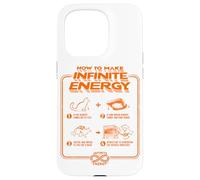 Divertente Scienza Sarcasmo Ipotesi Infinite Energy Loop Cat Custodia per iPhone 15 Pro