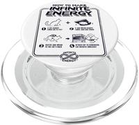 Divertente Scienza Sarcasmo Ipotesi Infinite Energy Loop Cat PopSockets PopGrip per MagSafe