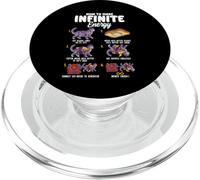 Divertente Scienza Sarcasmo Ipotesi Infinite Energy Loop Cat PopSockets PopGrip per MagSafe