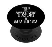 Divertente scienziato dei dati apprendimento automatico Ai Big Data Science PopSockets PopGrip Adesivo