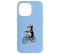 Divertente scimmia bambino su una bicicletta carino bicicletta Custodia per iPhone 14 Pro Max