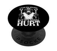 Divertente scimmia meccanico può riparare stupido, ma farà PopSockets PopGrip Adesivo
