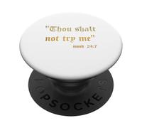 Divertente Scrittura Sarcasmo Thou Shall Not Try Me Mood 24 7 Regalo PopSockets PopGrip Adesivo