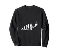 Divertente Scuba Diver Evolution Immersioni Felpa