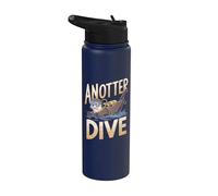 Divertente Scuba Diving Scuba Diver Pun - Anotter Dive Stainless Steel Insulated Water Bottle