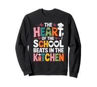 Divertente Scuola Cucina Cuore Chef Amore Cuoco Personale Felpa