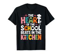 Divertente Scuola Cucina Cuore Chef Amore Cuoco Personale Maglietta