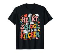 Divertente Scuola Cucina Cuore Chef Amore Cuoco Personale Maglietta