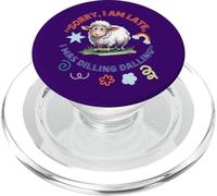 Divertente scusa tardiva pecora.Dilling Dalling PopSockets PopGrip per MagSafe