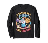 Divertente se Mi dai Un Insegnante Studente Umorismo dicendo Maglia a Manica