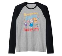 Divertente se Mi dai Un Insegnante Studente Umorismo dicendo Maglia con Maniche Raglan