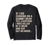 Divertente se muoio soffocato da Un Orsetto gommoso, racconta a Tutti Una Barzelletta Maglia a Manica