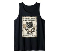 Divertente se Siete alla Ricerca di Un Morbido Gatto da servire Ghiaccio sottaceto Canotta