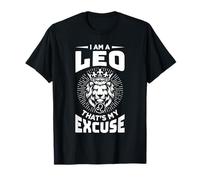 Divertente segno zodiacale oroscopo con «I am a leone» Maglietta