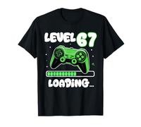 Divertente Sei Sette 6 7 Meme Gen Alpha Gamer Livello 67 Maglietta