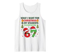 Divertente Sei Sette Studenti Natale 67 Meme Gen Alpha Slang Canotta