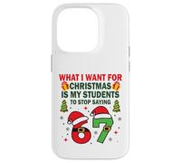 Divertente sei sette studenti Natale 67 Meme Gen Alpha Slang Custodia per iPhone 14 Pro