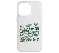 Divertente sei sette studenti Natale 67 Meme Gen Alpha Slang Custodia per iPhone 14 Pro Max