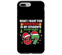 Divertente sei sette studenti Natale 67 Meme Gen Alpha Slang Custodia per iPhone 7 Plus/8 Plus