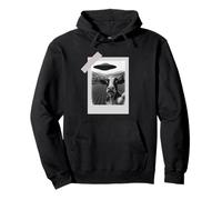 Divertente Selfie UFO Mucca | Alien Abduction Farm Felpa con Cappuccio