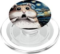 Divertente selfie UFO rapimento criceto notte stellata PopSockets PopGrip per MagSafe