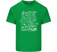 Divertente Sempre Stanco Affaticato Esausto Pigeon Maglietta Bambini