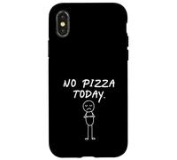 Divertente senza pizza oggi | Amante della pizza Custodia per iPhone X/XS