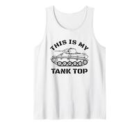 Divertente Serbatoio Militare - This Is My Tank Top Canotta