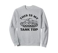 Divertente Serbatoio Militare - This Is My Tank Top Felpa