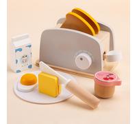 Divertente Set di Pane per Ragazze con Macchina per Il Pane in Legno di