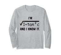 Divertente Sexy Matematica Umorismo - Sono Sec C E lo so Divertente Matematica Maglia a Manica