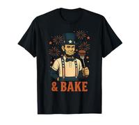 Divertente shake and bake 4 luglio coppia abbinata Maglietta
