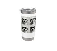Divertente Sheepadoodle Dog Lovers Cute Doodle Dog Photo Booth Bicchiere termico in acciaio inox doppia parete