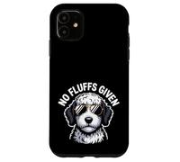 Divertente Sheepadoodle Dog Owner No Fluffs Given Pun Custodia per iPhone 11