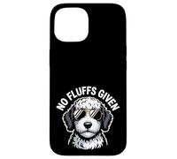 Divertente Sheepadoodle Dog Owner No Fluffs Given Pun Custodia per iPhone 15
