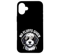Divertente Sheepadoodle Dog Owner No Fluffs Given Pun Custodia per iPhone 16 Plus