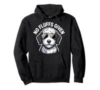 Divertente Sheepadoodle Dog Owner No Fluffs Given Pun Felpa con Cappuccio