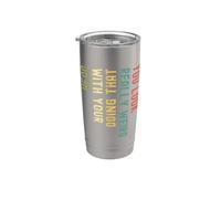 Divertente si guarda davvero strano fare che con la testa Bicchiere termico in acciaio inox doppia parete