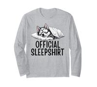 Divertente Siberian Husky Art per uomini, donne, bambini, amanti dei cani Maglia a Manica