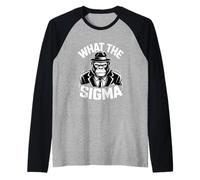 Divertente Sigma Gorilla Cosa Il Sarcastico Detto Maglia con Maniche Raglan