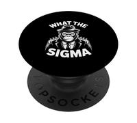 Divertente Sigma Gorilla Cosa Il Sarcastico Detto PopSockets PopGrip Adesivo