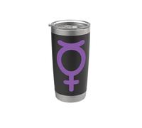 Divertente simbolo di mercurio - Planet Astrology Astrological Zodiac Bicchiere termico in acciaio inox doppia parete