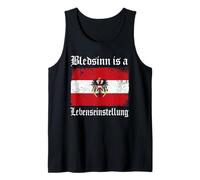 Divertente Slogan umoristico Austriaco Bledsinn è Un Lebenseinstellung Canotta