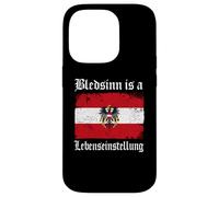 Divertente slogan umoristico austriaco Bledsinn è un Lebenseinstellung Custodia per iPhone 14 Pro