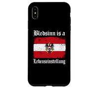 Divertente slogan umoristico austriaco Bledsinn è un Lebenseinstellung Custodia per iPhone XS Max