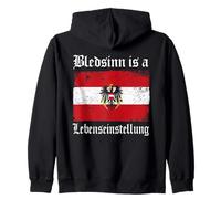Divertente Slogan umoristico Austriaco Bledsinn è Un Lebenseinstellung Felpa con Cappuccio